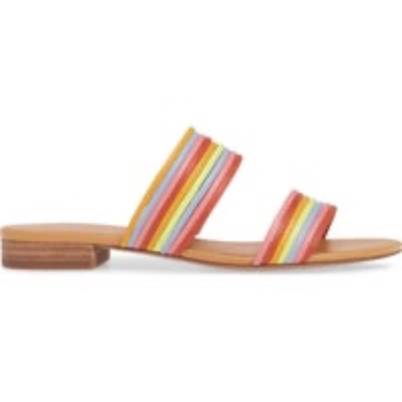 NWT Madewell US 10 Meg Slide Multi-Color Sandal - Picture 3 of 5